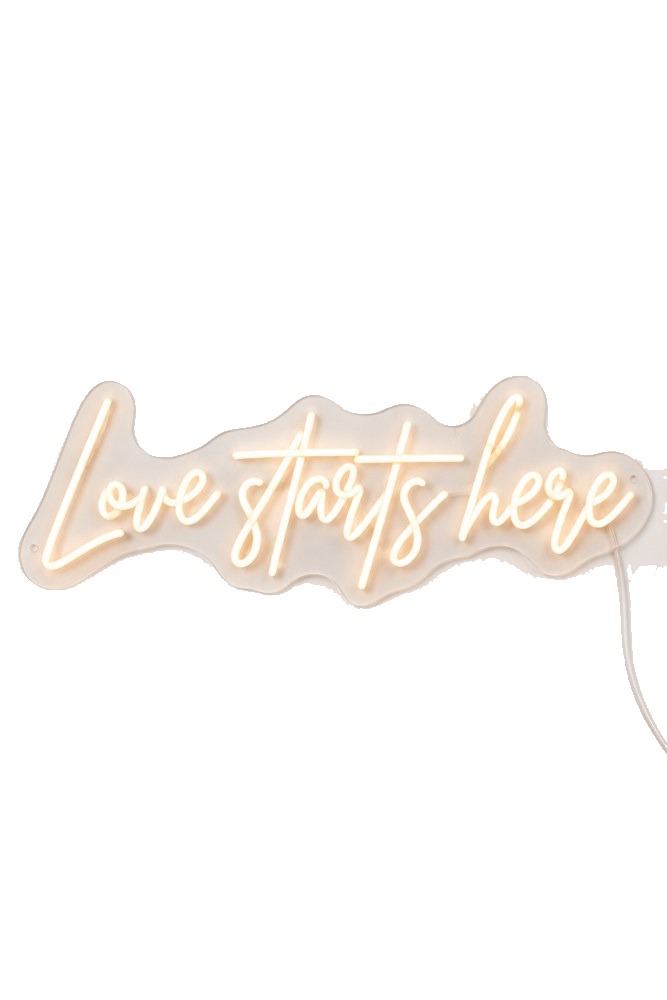 Néon « Love Starts Here »